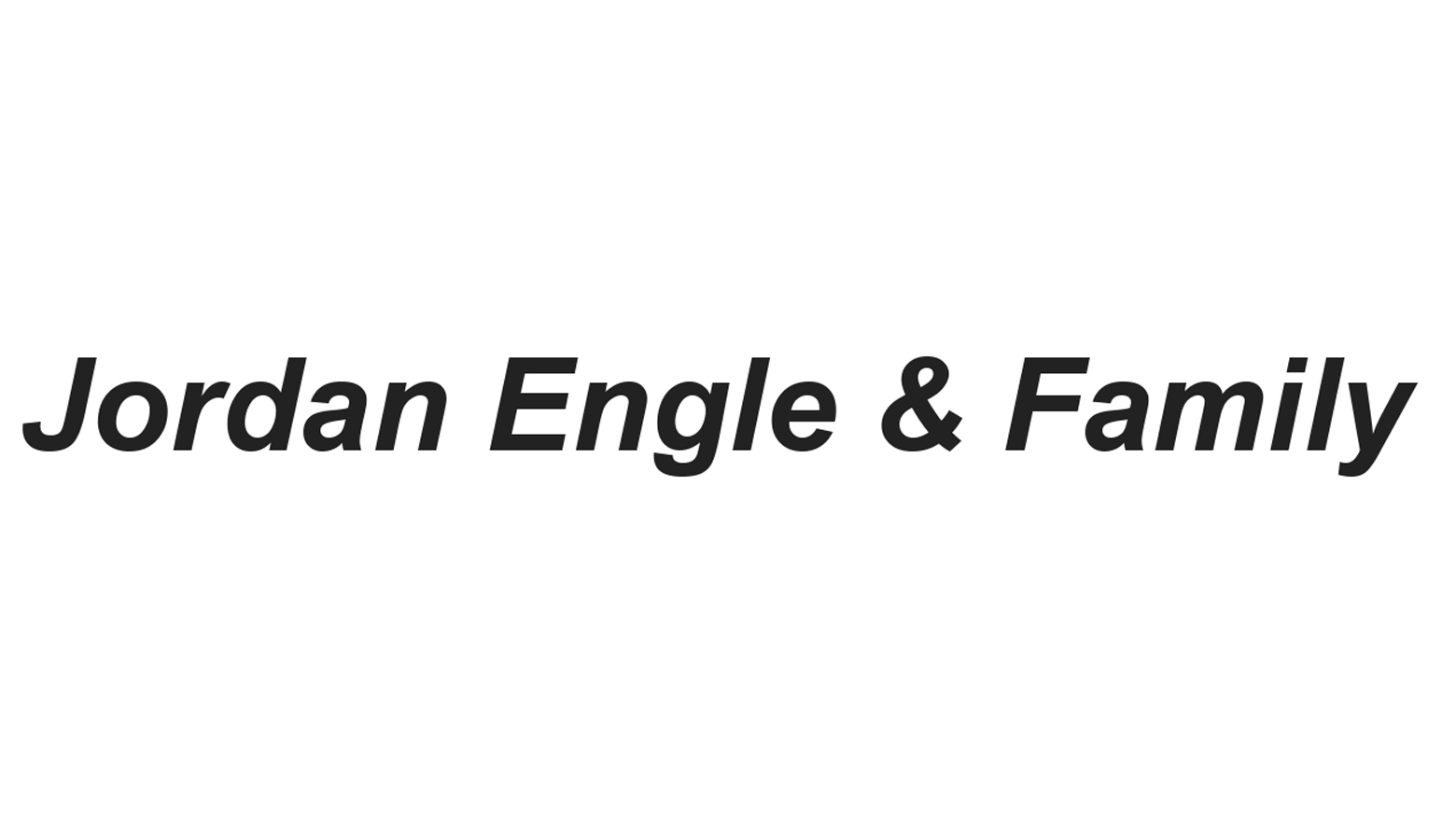 Jordan Engle and Family logo