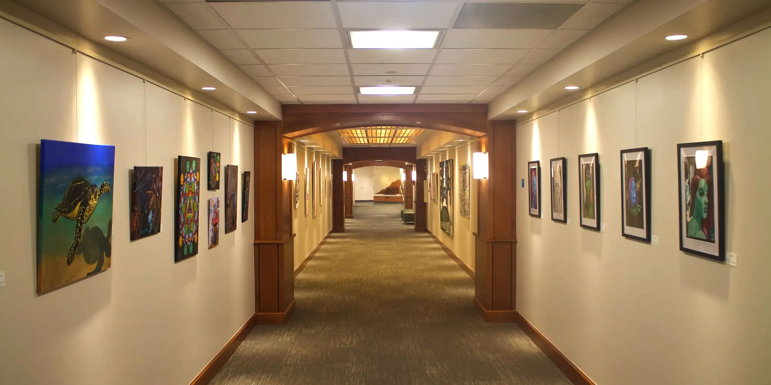 The Art Walkway at Longmont United Hospital