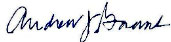 Signature of Andrew Gaasch